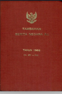 Tambahan berita negara ri : tahun 1982 no. 901-950