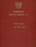 Tambahan berita negara ri : tahun 1982 no. 1001-1050