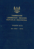 Tambahan lembaran negara republik Indonesia : tahun 1971 no. 2953-2979