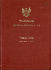 Image of Tambahan berita negara ri : tahun 1982 no. 1201-1250