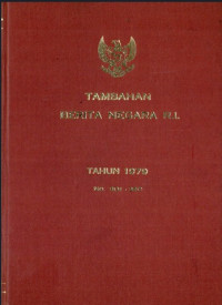 Tambahan berita negara ri : tahun 1979 no. 301-350