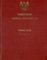 Tambahan berita negara ri : tahun 1979 no. 201-250