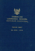 Tambahan lembaran negara republik Indonesia : tahun 1967 no. 2818-2845