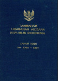 Tambahan lembaran negara republik Indonesia : tahun 1966 no. 2796-2817