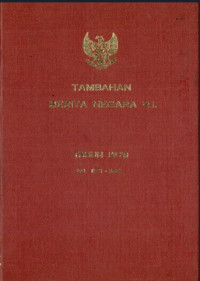 Tambahan berita negara ri : tahun 1979 no. 601-650