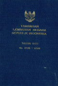 Tambahan lembaran negara republik Indonesia : tahun 1965 no. 2725-2795