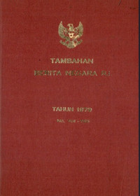 Tambahan berita negara ri tahun 1979 no. 701-750