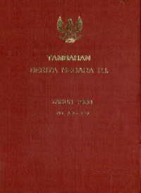 Tambahan berita negara r.i : tahun 1980 no. 251-300