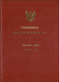 Tambahan berita negara r.i : tahun 1980 no. 301-350