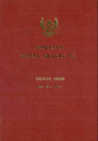 Image of Tambahan berita negara ri tahun 1980 no. 651-700