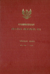 Image of Tambahan berita negara r.i : tahun 1980 no. 951-1000