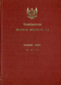 Image of Tambahan berita negara r.i : tahun 1981 no. 51-100