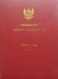 Tambahan berita negara r.i : tahun 1981 no. 451-500