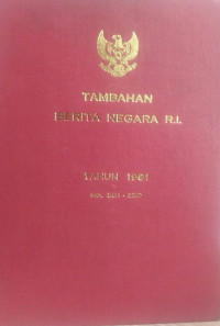 Image of Tambahan berita negara ri : tahun 1981 no.201-250