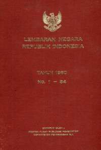 Image of Lembaran negara republik Indonesia : tahun 1980 no. 1-84