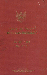 Image of Lembaran negara republik Indonesia : tahun 1986 no. 1-77