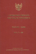 Lembaran negara republik Indonesia : tahun 1989 no. 1-49