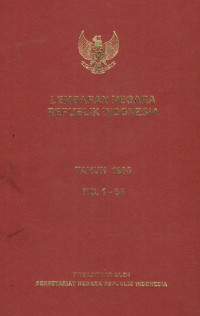 Image of Lembaran negara republik Indonesia : tahun 1988 no. 1-55