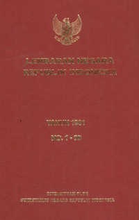 Lembaran negara republik Indonesia : tahun 1991 no. 1-99