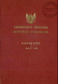 Lembaran negara republik indonesia : tahun 1956 no. 1-84