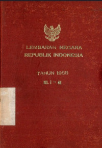 Image of Lembaran negara republik indonesia : tahun 1955 no. 1-48