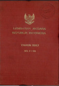 Lembaran negara republik indonesia : tahun 1957 no. 1-66