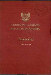 Image of Lembaran negara republik indonesia : tahun 1957 no. 1-66