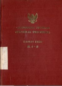 Lembaran negara republik indonesia : tahun 1958 no. 1-81