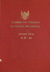 Image of Lembaran negara republik indonesia : tahun 1959 no. 66-153
