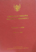 Lembaran negara republik indonesia : tahun 1966 no. 1-44