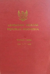 Lembaran negara republik indonesia : tahun 1964 no. 1-142