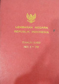 Lembaran negara republik indonesia : tahun 1968 no. 1-79