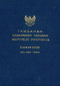 Tambahan lembaran negara republik Indonesia : tahun 1956 no. 940-1050