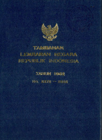 Tambahan lembaran negara republik Indonesia : tahun 1962 no. 2372-2522