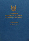 Tambahan lembaran negara republik Indonesia : tahun 1960 no. 2021-2121