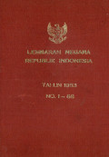 Lembaran negara republik Indonesia : tahun 1953 no. 1-88