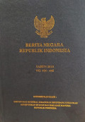 Berita negara republik indonesia : tahun 2010 no. 404-445