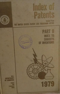 Index of patents part II  index to subjects of inventions : 1979