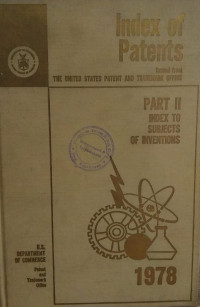 Index of patents part II  index to subjects of inventions : 1978