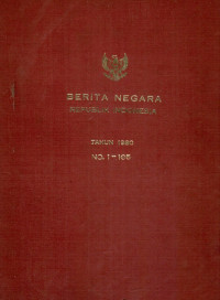 Image of Berita negara repulik Indonesia : tahun 1980 no. 1-105