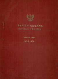 Berita negara repulik Indonesia : tahun 1980 no. 1-105