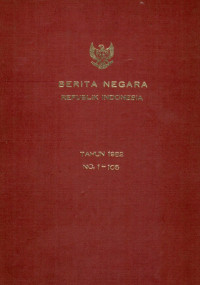 Image of Berita negara repulik Indonesia : tahun 1982 no. 1-105
