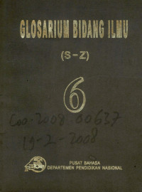 Glosarium bidang ilmu (s-z) 6