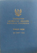 Tambahan lembaran negara republik indonesia tahun 1959 no. 1737-1842