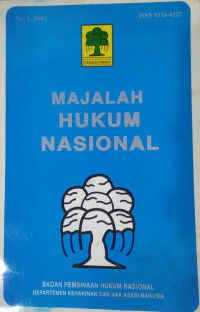 Majalah hukum nasional no. 1, 2002