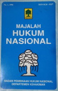 Majalah hukum nasional no.1, 1996