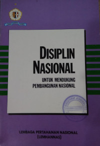 Disiplin nasional untuk mendukung pembangunan nasional