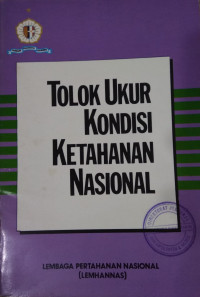 Image of Tolok ukur kondisi ketahanan nasional