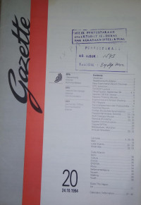 Image of Gazette 20 : 24.10.1994