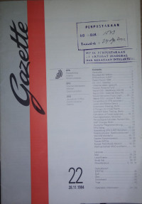 Image of Gazette 22 : 28.11.1994